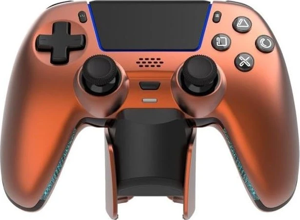 Deltaco Controller inkl. Ladestation Wireless orange PS5