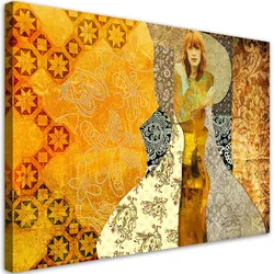 WANDBILD gustav klimt frau
