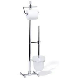 Giese WC Garnitur 1573002 mit Papierhalter ohne Deckel, mit Bürstengarnitur