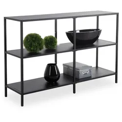 Regal HARPER ANDRADA (BHT 120x80x33,50 cm) - schwarz - BHT 120x80x33,50 cm