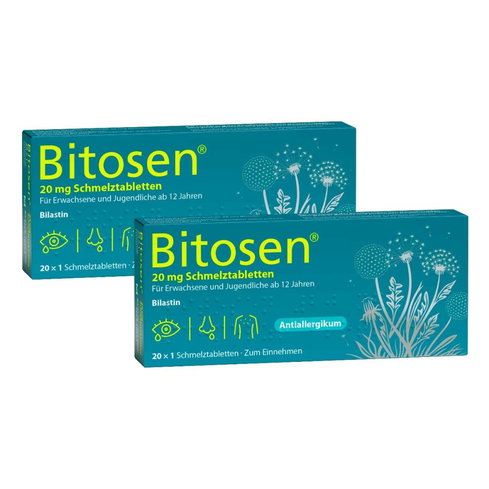 BERLIN-CHEMIE AG Bitosen 20 mg Schmelztabletten bei Allergien 08102576