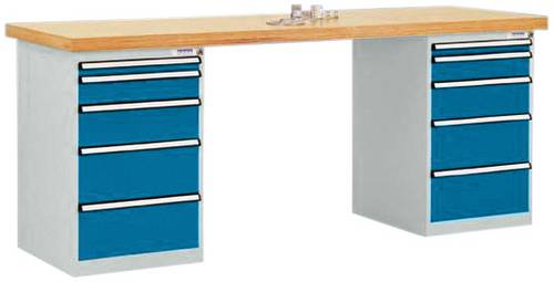 Manuflex TP5091.5007 Werkbanksystem Brillantblau (RAL 5007)