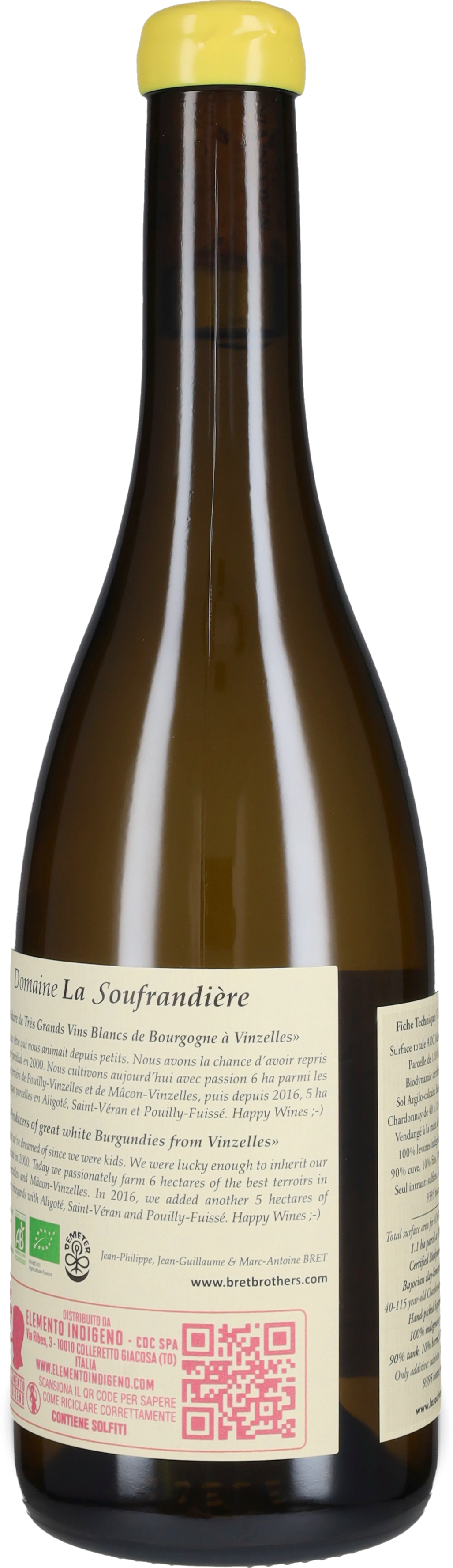 Macon Vinzelles 'Clos de Grand Pere' Domaine la Soufrandiere 2023
