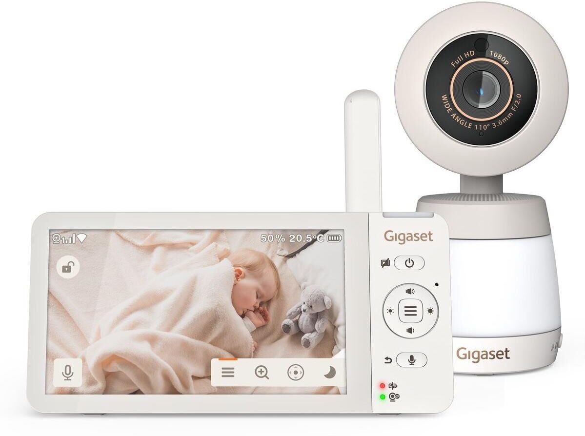 Siemens Video-Babyphone GIGASET "Baby 700 Connected", Baby, weiss (bunt), Babyphones Video-Babyphone bunt Einheitsgröße