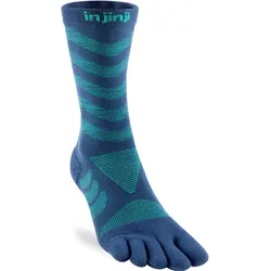 Injinji, Damen, Sportsocken, Women's Run Technical Crew (L, M), Blau