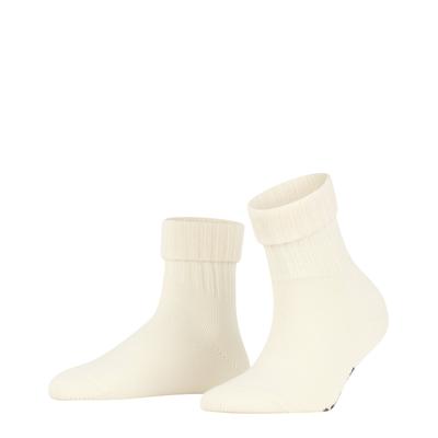 Socken BURLINGTON "Plymouth", Damen, Gr. 36-41, Sockengröße, beige (woolweiß), Baumwollmischung, unifarben, Socken Socken, Einheitsgröße 36-41, unifarben, wärmende Wollmischung