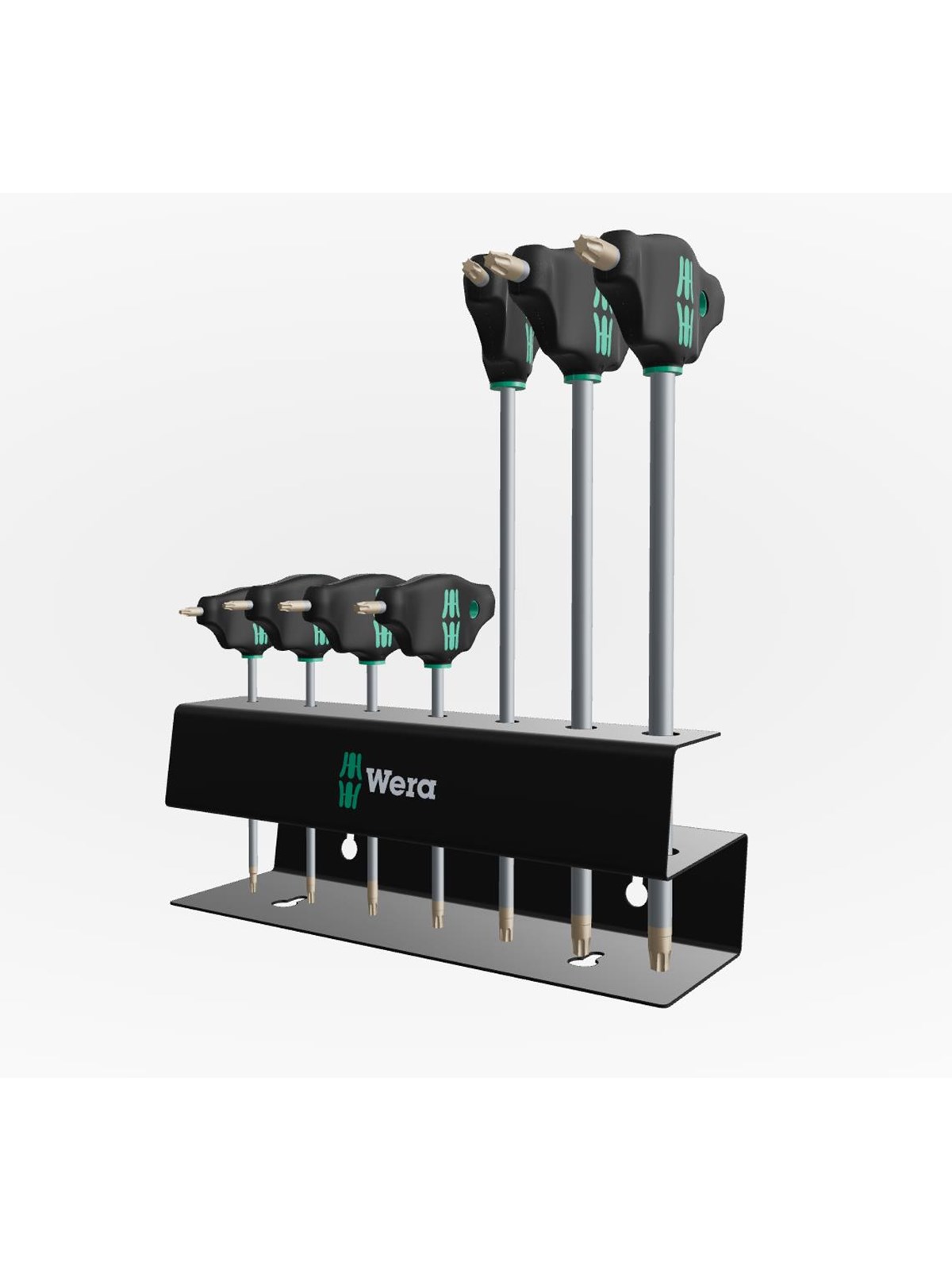 Wera 467/7 TORX HF Set 2 Screwdriver set T-handle TORX screwdrivers with holding function 7 pieces