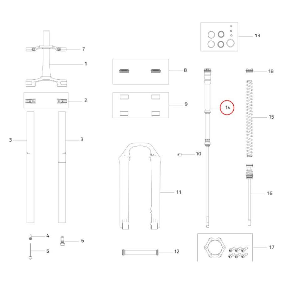 Formula Hydraulikkartusche Upgrade FASTER REBOUND, Nero C/R (SB40228-00)