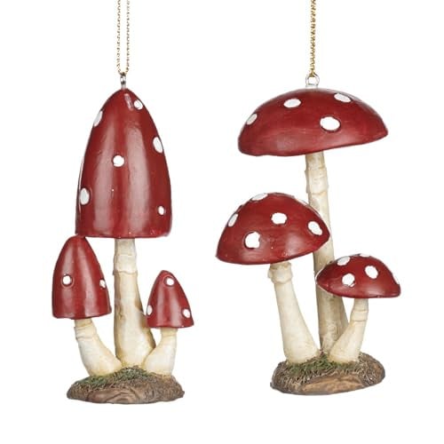 Goodwill Kerstfiguur Rood Decoratie voor op tafel, 2 stuks