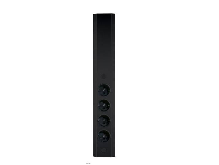 HKT Steckdosenelement, Schwarz, Metall, 10.5x8x51 cm, Elektrogeräte, Elektronik-Zubehör, Steckdosen & Stecker