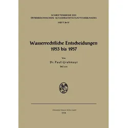 Wasserrechtliche Entscheidungen 1953 bis 1957, Fachbücher