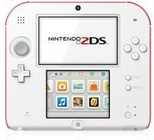 Nintendo 2DS   Weiß/Rot   4 GB - Refurbished