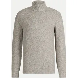 Nahtloser Rollkragen Pullover Beige XL