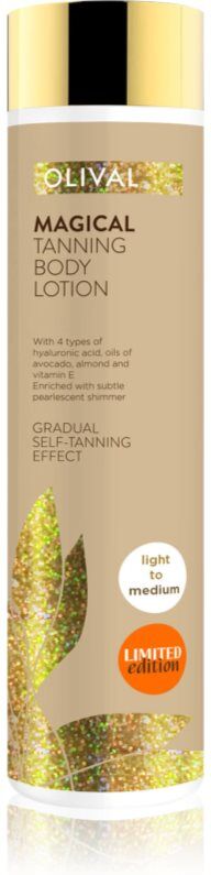 Olival Magical lait corporel auto-bronzant teinte Light to Medium 200 ml