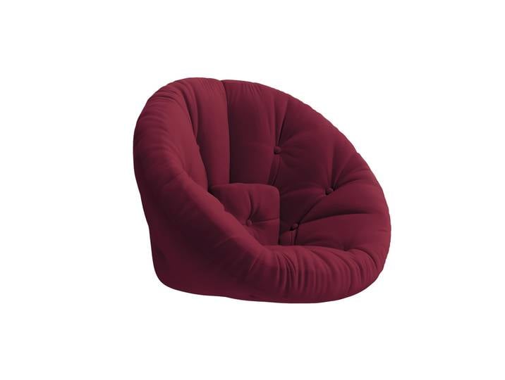 Matelas futon nid douillet 2 en 1 NIDO 90x180 bordeaux