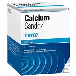 CALCIUM SANDOZ forte Brausetabletten 5X20 St