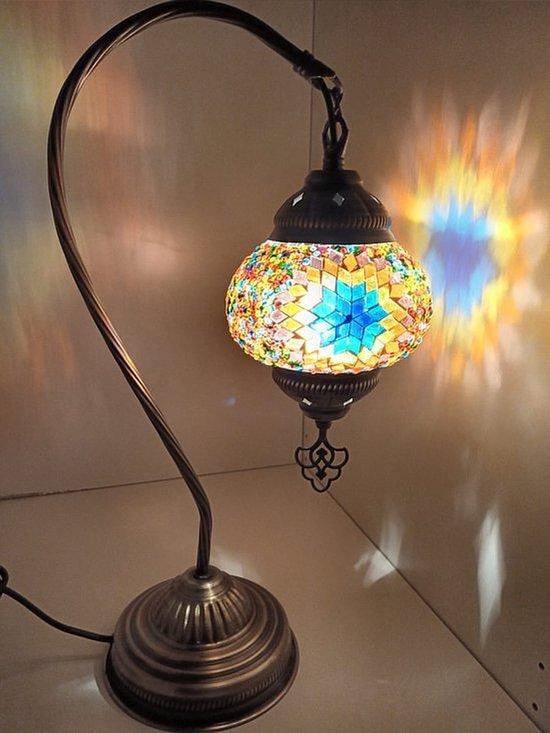 Halay Mozaïek tafellamp met bolvormig design en LED-verlichting