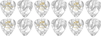 Dunlop Celluloid White Pearloid MD