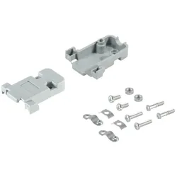 Gehäuse Schale, D-Sub, 9-pol, grau