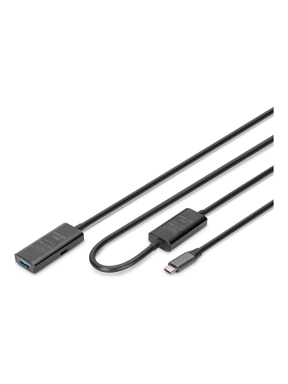 DIGITUS - USB extension cable - 24 pin USB-C to USB Type A - 10 m