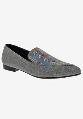 Women's Ferris Casual Flat by Bellini in Grey Multi Wool (Size 11 M)