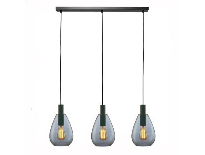 Freelight Hanglamp Dorato 3 lichts L100 cm zwart