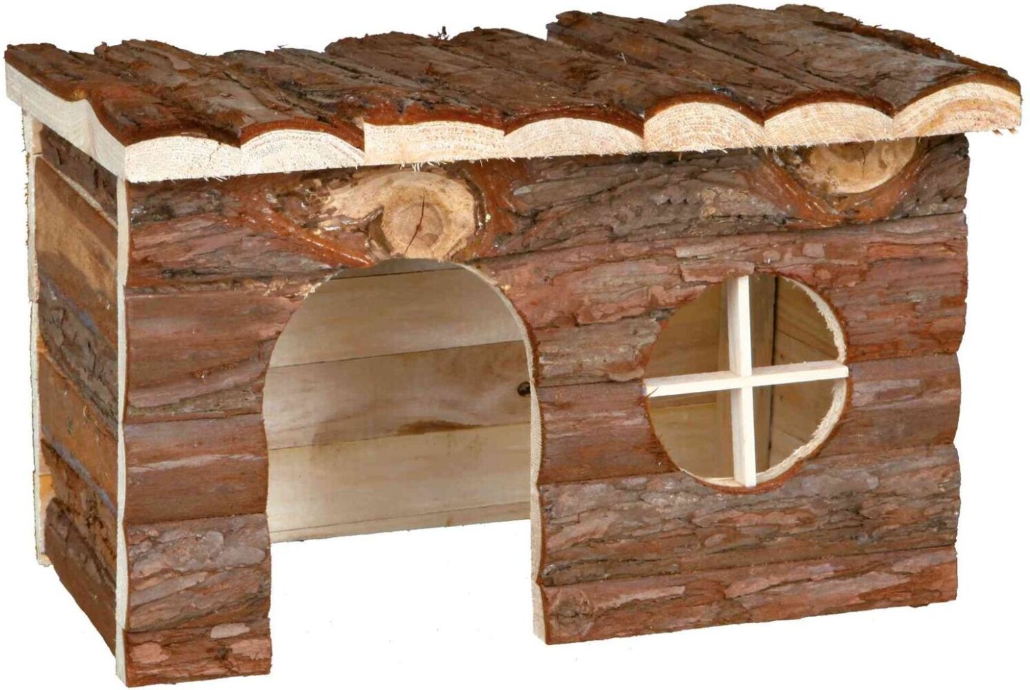 TRIXIE Haus Jerrik, Degus, Rindenholz, 28 x 16 x 18 cm