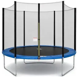 Kangui MAXI ECO Trampolin Ø 250 cm - Blau - Mit Netz (250 cm)