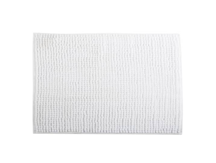 MSV Badtapijt, douchemat, chenille, hoogpolig, badmat, 40 x 60 cm, wit