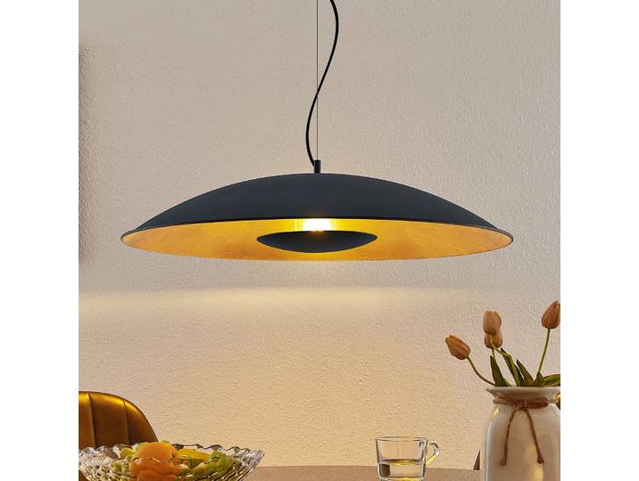 Narisara Suspension Ø80 Black/Gold - Lindby - Salon / séjour - Moderne - Métal - À ampoule unique