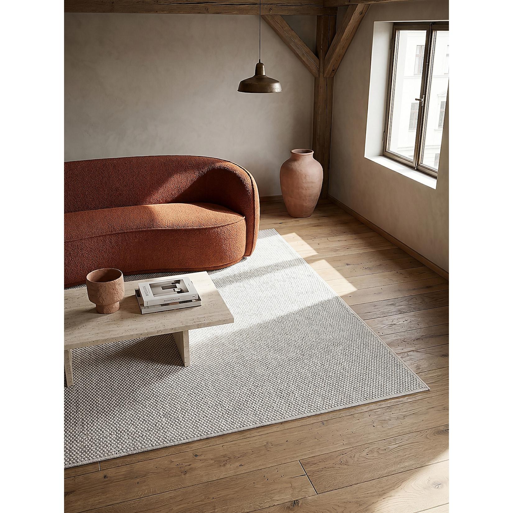 Teppich Kurzflor Creme 120x160 cm - STURA Kadima Design