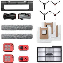 Anker eufy Accessories Package for E28 & E25, Staubsauger Roboter Zubehör, Rot, Weiss, Schwarz, Braun, Grau