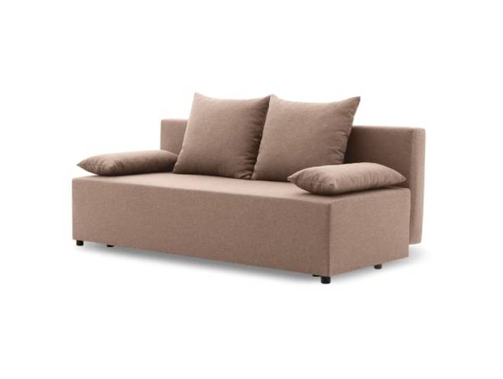 Couch SINE 190x75 mit schlaffunktion - Klassisch Design - Schlafcouch mit Stauraum - Kissen - Auswahl an Farben (LUX 02)