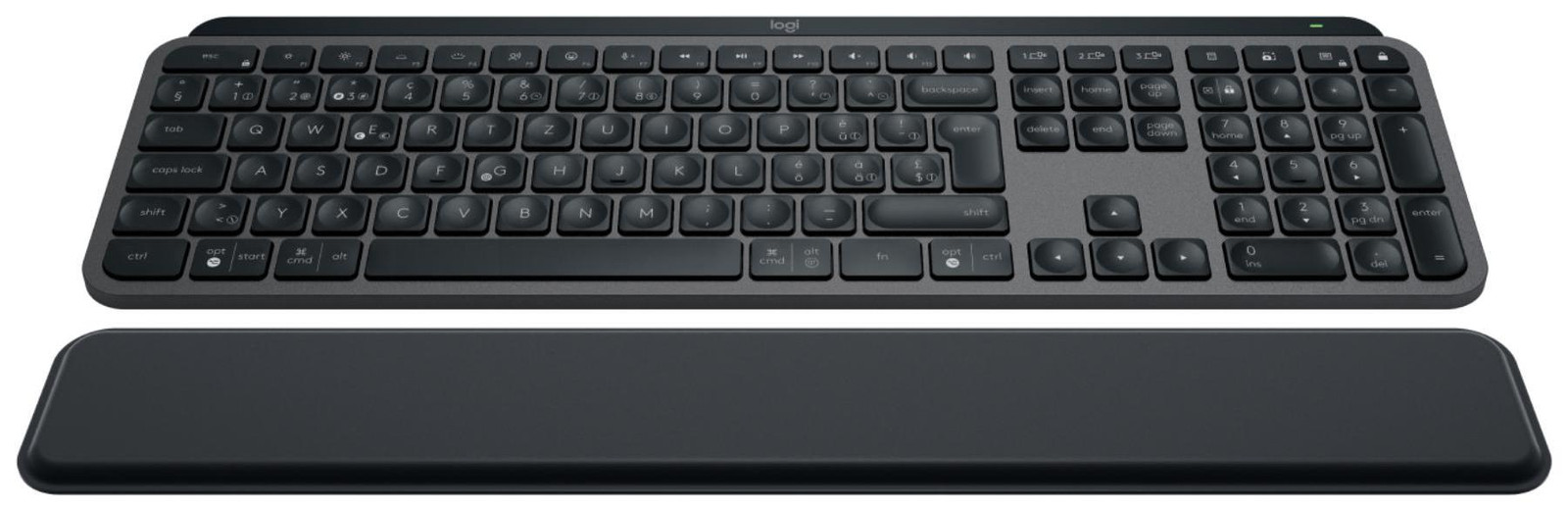 Logitech MX Keys S Draadloos Toetsenbord - QWERTZ - Graphite