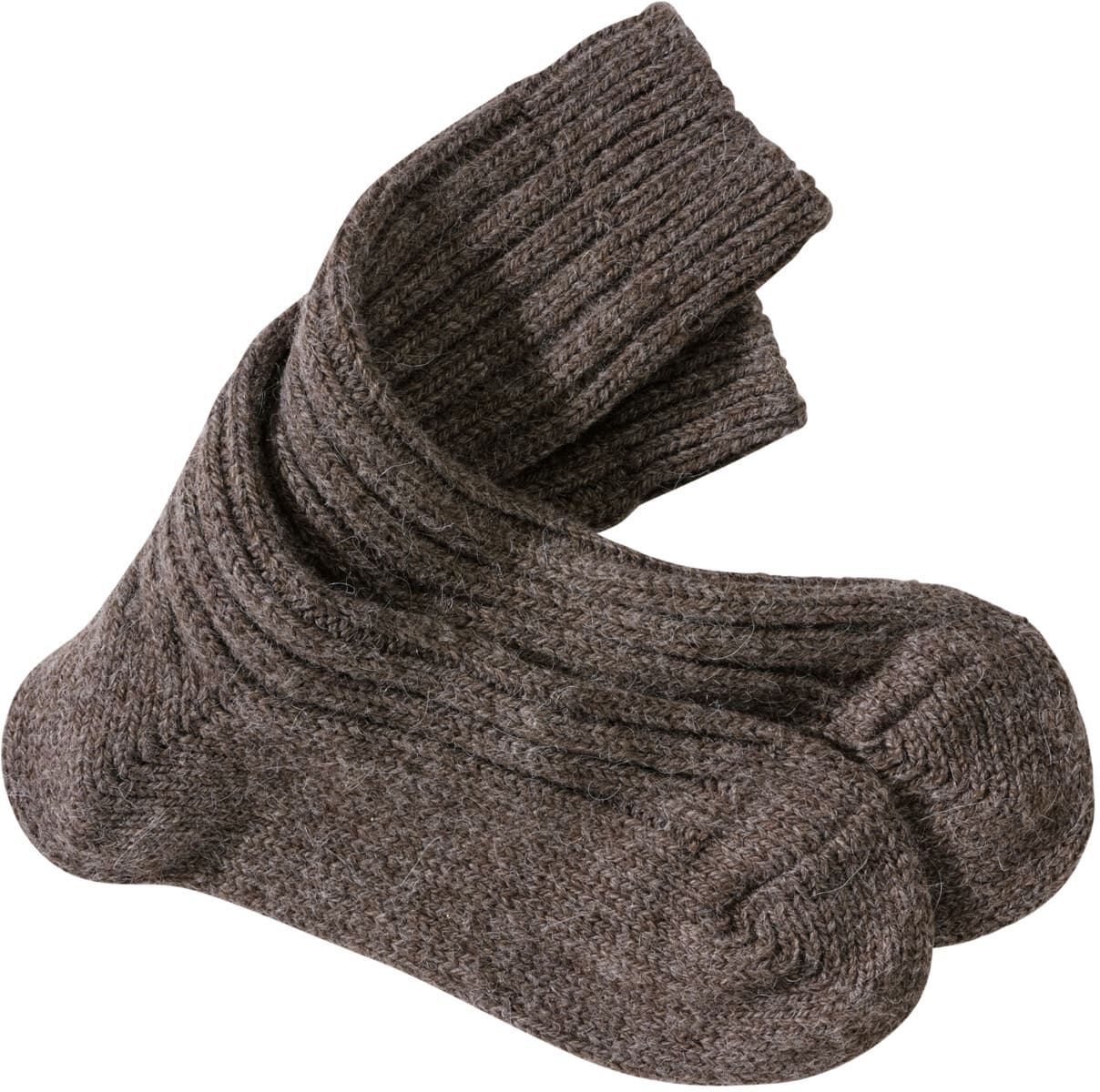 Dorma Vita Alpaka-Socke Braun 39-42