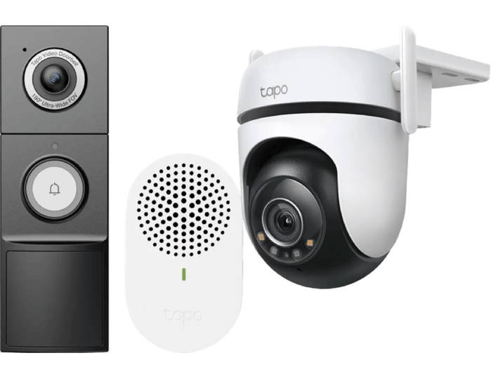 TP-Link Tapo C520WS + D235 Smart Battery & Wired Doorbell