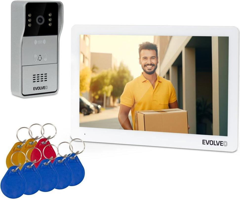 Türsprechanlage Serie 10-2W, 256,54mm Display, Full HD, Nachtsicht, Bewegungserkennung, Touchscreen, WiFi