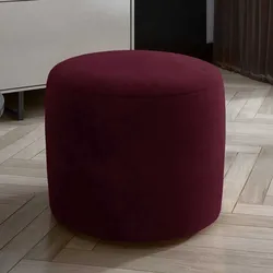 Hocker Polsterhocker aus Samt mit Schaumstoffpolsterung