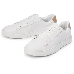 Tchibo - Leder-Sneaker - Damen - Gr. 42 - beige