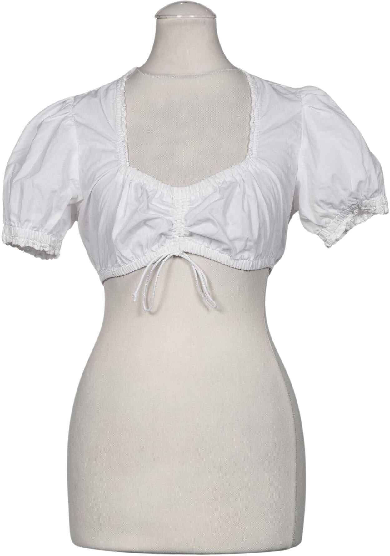 Stockerpoint Damen Bluse, Weiß, Gr. EU 34, Baumwolle / Synthetik - Second Hand