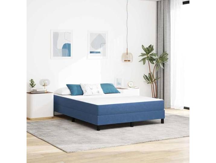 RJPLMFV Matratze, blau, 140 x 190 cm, Polyestergewebe Taschenfedern, moderner Komfort, modernes Design, einfache Pflege