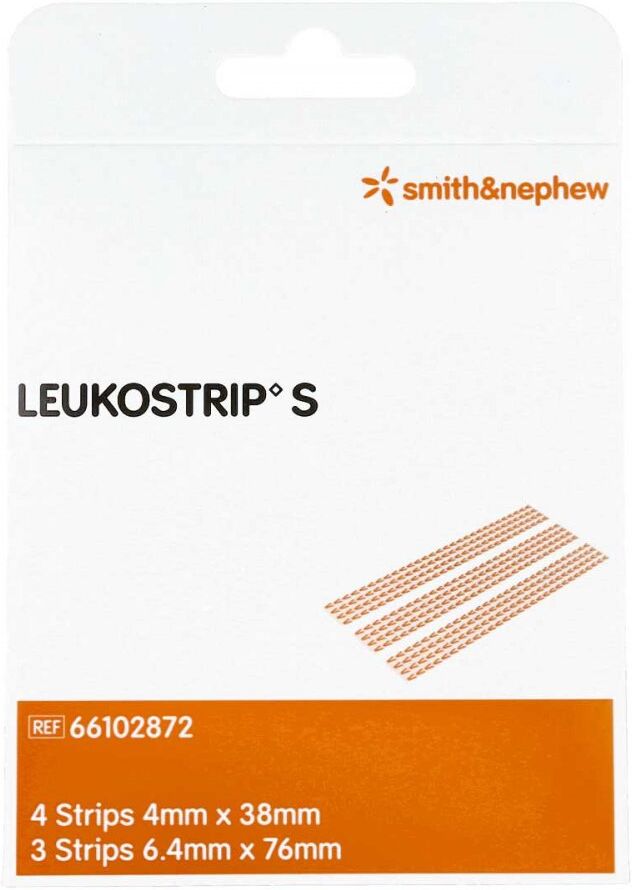 Leukostrip S Wundnahtstreifen 2 Blatt a 3/4 Strumpf