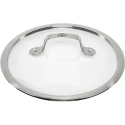 Ballarini Glasdeckel für Alba-Pfannen, 24cm, Zubehör Kochgeschirr, Transparent, Silber