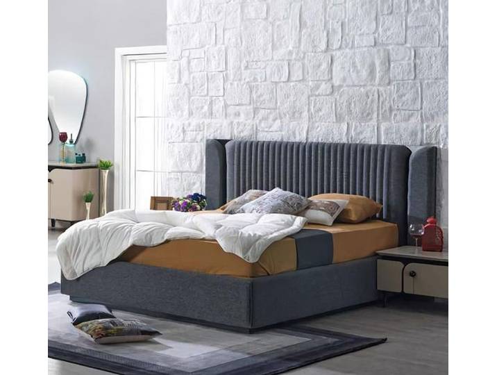 Xlmoebel Polsterbett Elegantes gepolstertes Doppelbett für stilvolles Schlafzimmer (Doppelbett, Bett), Hergestellt in Europa