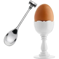 Dressed Eierbecher weiß mit Löffel