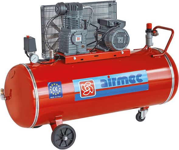 Airmec CR 203 - Luftkompressor mit Elektromotor 400V - Tank 200 l