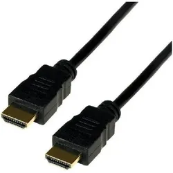 MCL 1080P HIGH SPEED HDMI CABLE (1 m), Videokabel, Schwarz