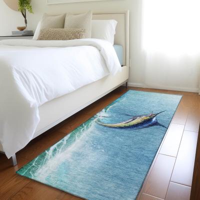 Addison Rugs Premium Washable Super Soft Swordfish Fishing Mayfield Rug