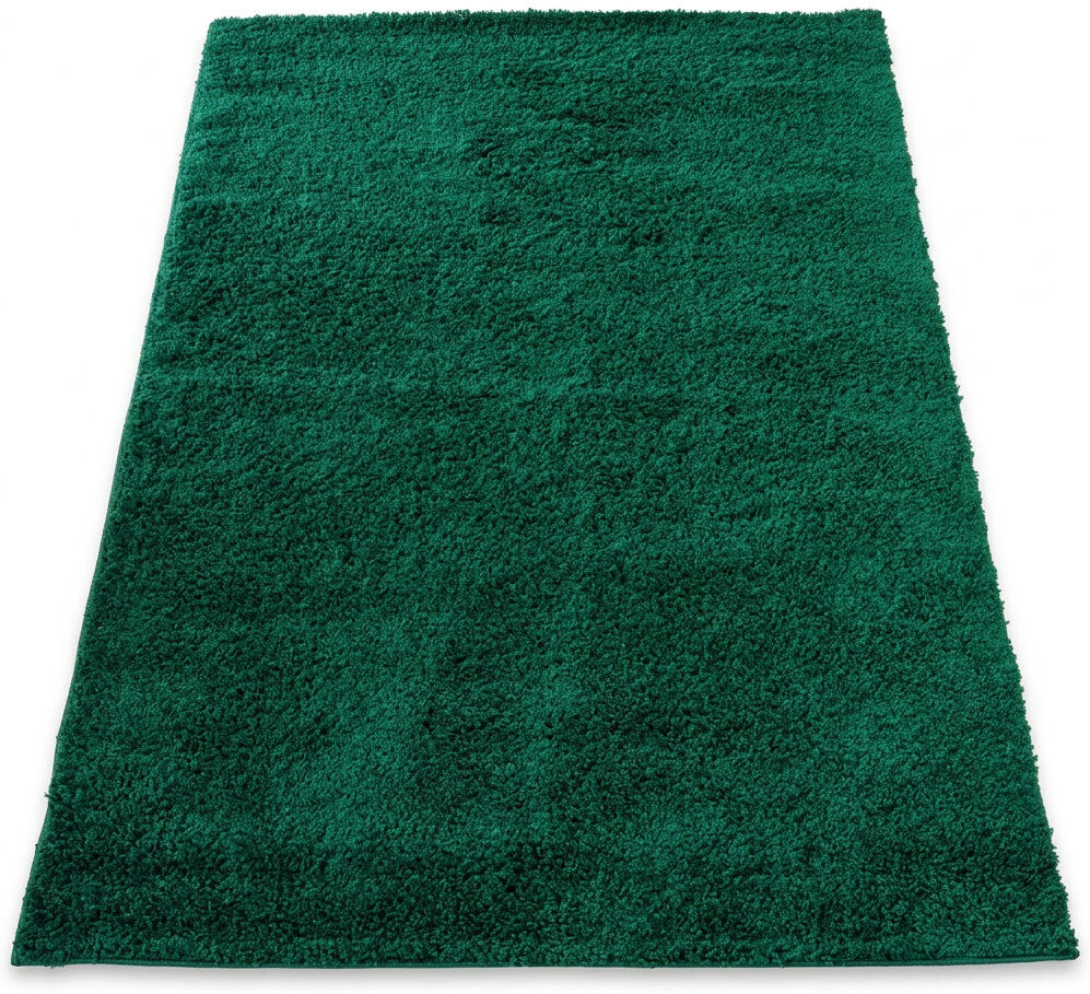 17 Stories Adavia Shaggy Rug Green Rectangle 140 x 200 cm