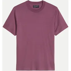 T-Shirt aus Bio-Baumwolle Violett M